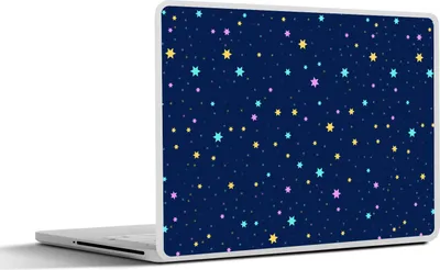 Produktbild von MuchoWow® Laptop Aufkleber Sticker Cover Sternenhimmel - Sterne - Design 36.5x27.5 cm - Laptop-Sticker