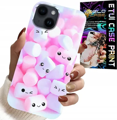 Image de Étui Pour Iphone 14 Plus - Sweet Marshmallow Design, Étui, Dos
