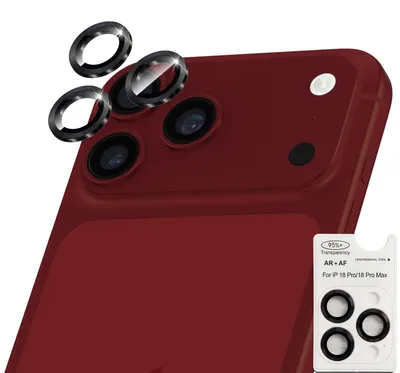 Obrázok produktu pre 1-balenie iPhone 18 Pro Max Ochrana objektívu fotoaparátu - Tvrdené sklo 9H - Super kvalita 3D