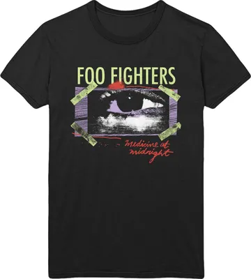 Image de Foo Fighters - "Medicine At Midnight Taped" T-Shirt für Herren/Damen Uni RO1420 (XL) (Schwarz)