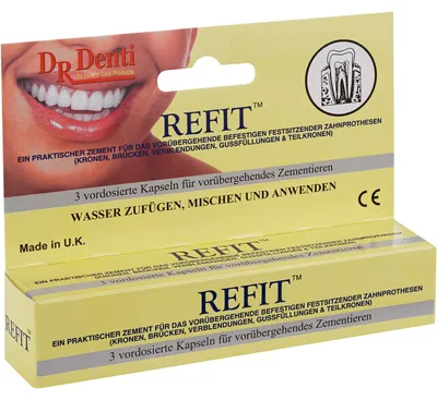 Zdjęcie produktu dla Cement dentystyczny do koron i mostów 1 szt
