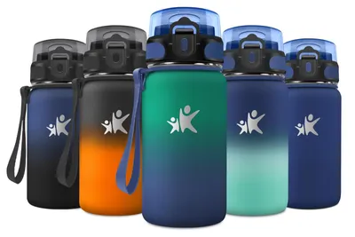 Obrázek produktu pro Termoska 500 ml, izolovaná láhev se slámkou, láhev na nápoje vhodná pro sycené nápoje