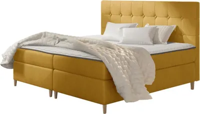 Produktbild von MIRJAN24 Boxspringbett Avanti, Doppelbett mit zwei Bettkästen, Ehebett mit Matratze (Farbe: Magic Velvet 2215, Größe: 180x200 cm)