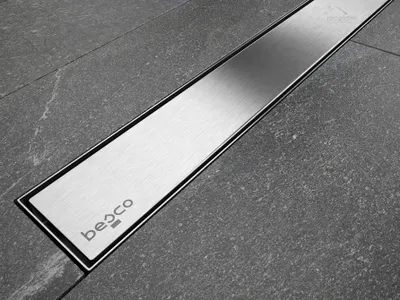 Produktbild von ECOLAM Duschrinne VIRGO DUO Ablaufrinne Bodenablauf Duschablauf Dusche Rost Edelstahl 70 cm chrom Silber