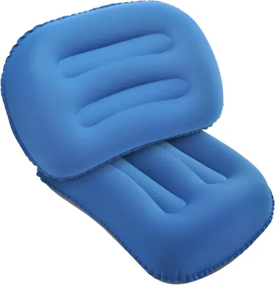 Produktbild von Aufblasbares Campingkissen 2er Set, 46 x 30 cm, 80 g, blau, für Camping