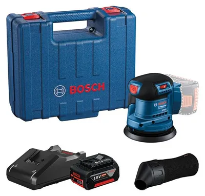 Produktbild von Exzenterschleifer GEX 185-LI, 1 x Akku GBA 18V 4.0Ah im Handwerkerkoffer