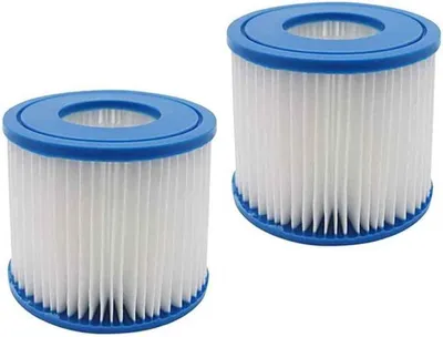 Produktbild von Filter Typ D, 2 Stück, 10,5 x 9,5 x 4,3 cm, für Schwimmbadfilter