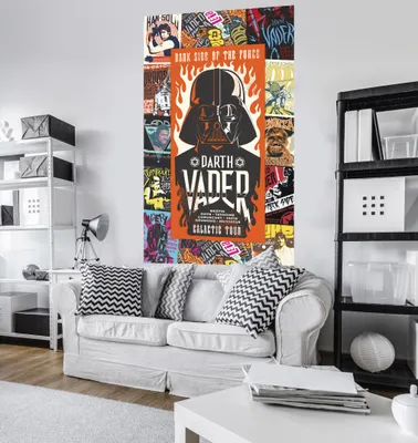 Produktbild von Komar Digitaldruck Vlies Panel "Star Wars Rock On Posters" 120 x 200 cm, bunt, VD-020