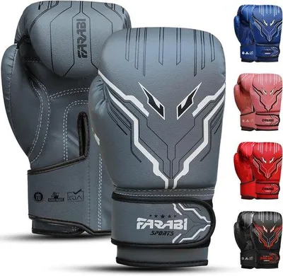 Productafbeelding van Famanu bokshandschoenen voor kinderen - Ideaal voor training en sparren - 6 oz - Geschikt voor kinderen van 5-10 jaar