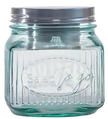 Immagine prodotto di Contenitore per insalata da asporto, in vetro, 11,5x11,5 cm; 80 cl - confezione da 6 pezzi