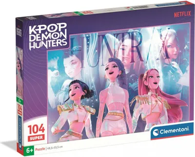 Zdjęcie produktu dla Puzzle 104 Super K-Pop Demon Hunters 27257