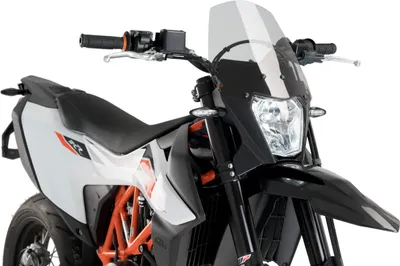 Image de PUIG naked sport screen smoked clear ABE approved for Ktm