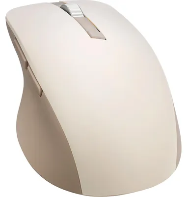 Produktbild von ASUS SmartO Mouse MD200 Silent Plus, Beidhändig, Optisch, RF Wireless + Bluetooth, 4200 DPI, Beige