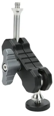 Image de Accessoire de fixation pour support d'extension à cage de maintien à rotule « Magic Arm » en alliage d'aluminium