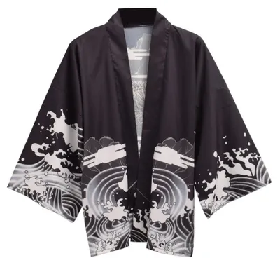 Productafbeelding van Dames kimono - Zwart, Licht en Comfortabel