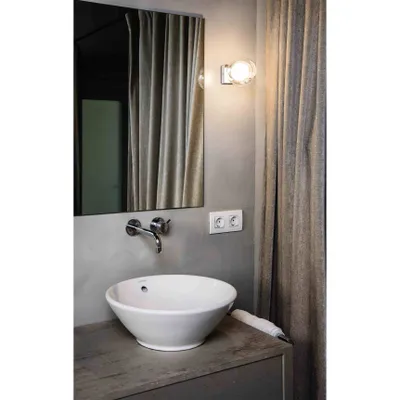 Produktbild von Faro 40086, Oberfläche, 1 Glühbirne(n), G9, IP44, Chrom
