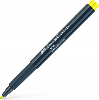 Produktbild von Faber Castell Marker Neon Rundspitze 1,5 mm gelb