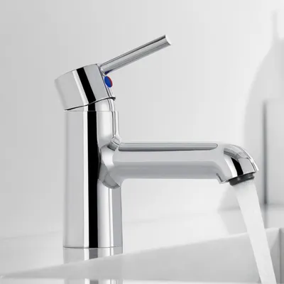 Produktbild von Wasserhahn Bad, Einhebel-badarmatur, universelle verchromte Mischbatterie, Waschtischarmatur fš¹r Bad, G?stetoiletten.