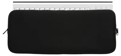Produktbild von kwmobile Tastatur-Hülle kompatibel mit iClever GK03 Wireless - Neopren Schutzhülle Case Tasche für Tastatur - Neoprentasche für Keyboard - Schwarz