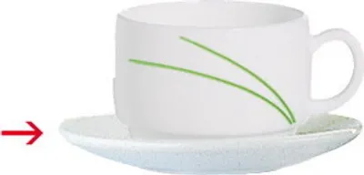 Produktbild von 6x Kaffeeuntertasse 14 cm Speiseteller, Teller
