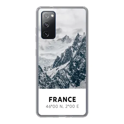 Produktbild von MuchoWow® Handyhülle Schutzhülle Hülle für Samsung Galaxy S20 FE Frankreich - Berge - Schnee Silikon Softcase Handy Hülle - Abdeckung