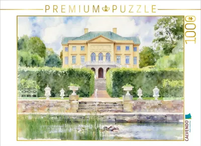Produktbild von CALVENDO Puzzle Schloss Gunnebo in Schweden | 1000 Teile Lege-Größe 64x48cm Foto-Puzzle für glückliche Stunden