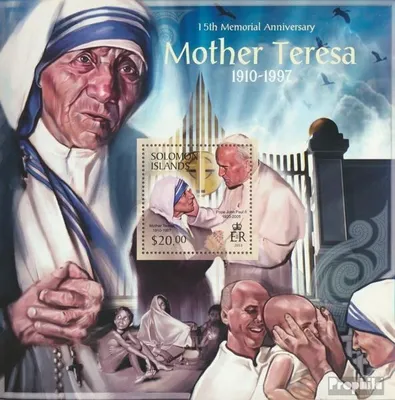 Produktbild von Briefmarken Salomoninseln 2013 Mi Block 162 (kompl. Ausg.) postfrisch 15. Jahrestag von Mutter Teresa