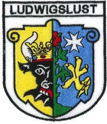 Produktbild von Aufnäher Patches Wappen Ludwigslust Gr. ca. 8 x 9,3 cm 01670