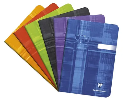 Zdjęcie produktu dla Clairefontaine 63682C, Wzór, Różne kolory, A5, 90 g/m², Miękka okładka, Uniwersalne