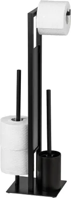 Produktbild von Badezimmer-Accessoire Rivalta schwarz 20 x 70 x 18 cm - Design-WC-Accessoire