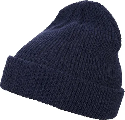 Produktbild von FLEXFIT 1545K | Long Knit Beanie - Extra lange Form zum Umschlagen - Farbe: Navy - Größe: One Size