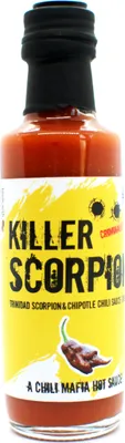 Produktbild von Killer Scorpion 100ml Chili Mafia Hot Sauce 10 von 10 scharf - Trinidad Scorpion