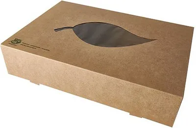 Produktbild von PAPSTAR Tragetablett "pure" 544 x 360 x 45 mm braun