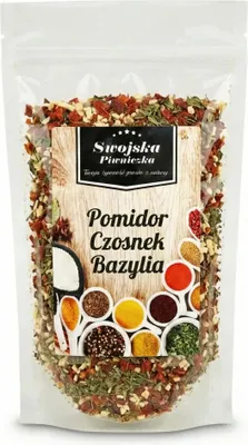 POMIDOR CZOSNEK BAZYLIA 100g Swojska Piwniczka