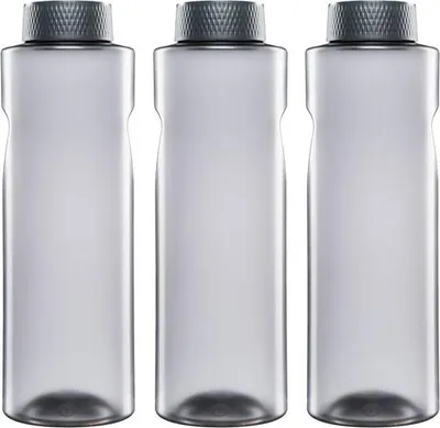 Produktbild von 3x Kavodrink Premium Trinkflasche Wasserflasche Frosted-Grau 0,8 L