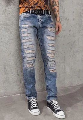 Produktbild von CD131 Herren bequeme Jeans mit Gürtel