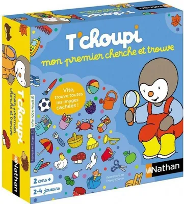 Obrázek produktu pro NATHAN T'choupi Moje první hledací hra, desková hra