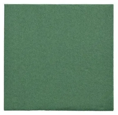 Produktbild von Servietten "DAILY Collection" 1/4-Falz 32 cm x 32 cm dunkelgrün
