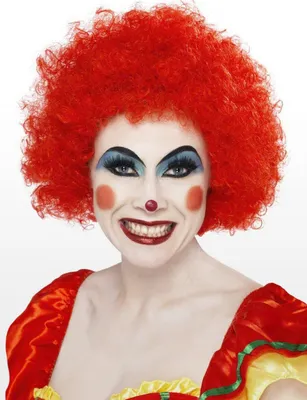 Produktbild von Clown Perücke rot für Karneval Faschingskostüm