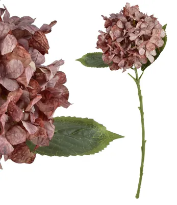 Image de Kunstblume, plastique, Mondex, Hortensia vert, 53 cm, 1 pièce