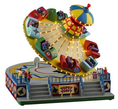 Productafbeelding van Topsy Turvy 26x36x29 cm Kerstdorp LEMAX