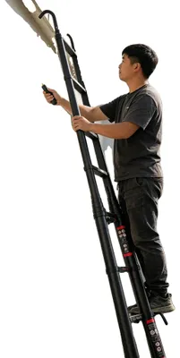 Obrázok produktu pre Teleskopická rebrina, nosnosť 150 kg, odnímateľné háky, čierna farba