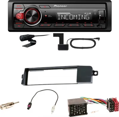 Produktbild von Pioneer MVH-330DAB Bluetooth Digitalradio Einbauset für BMW 3er E46
