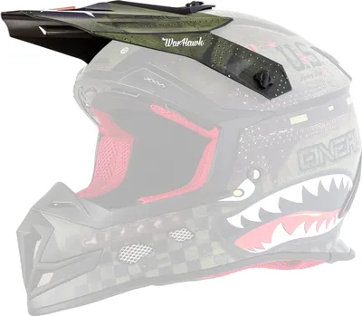 Produktbild von ONeal-Ersatzvisier-5SRS-Helm-WARHAWK-schwarz-gruen