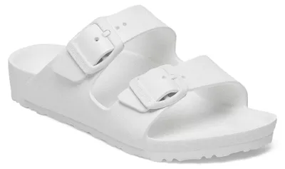 Produktbild von Birkenstock Arizona Damen-Pantoletten in Weiß – schmale Weite