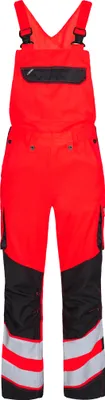 Produktbild von F. Engel Safety Light Latzhose, Rot/Schwarz, Gr. 114