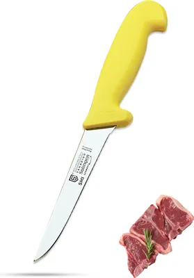Produktbild von SMI 5 Zoll Ausbeinmesser - Flexibles Metzgermesser für Profis, Gerade Klinge, Edelstahl, Solingen