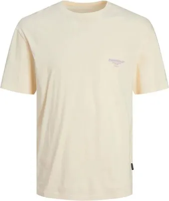 Produktbild von Jack & Jones Bora Branding Kurzarm-t-shirt Beige L Herren Beige L