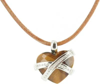 Produktbild von Heartbreaker by Drachenfels Damen Silber Anhänger Kette LR ON 44