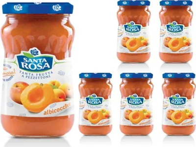 Produktbild von Santa Rosa Confettura Extra all'Albicocca Confezione da 6 Pezzi da 350 grammi